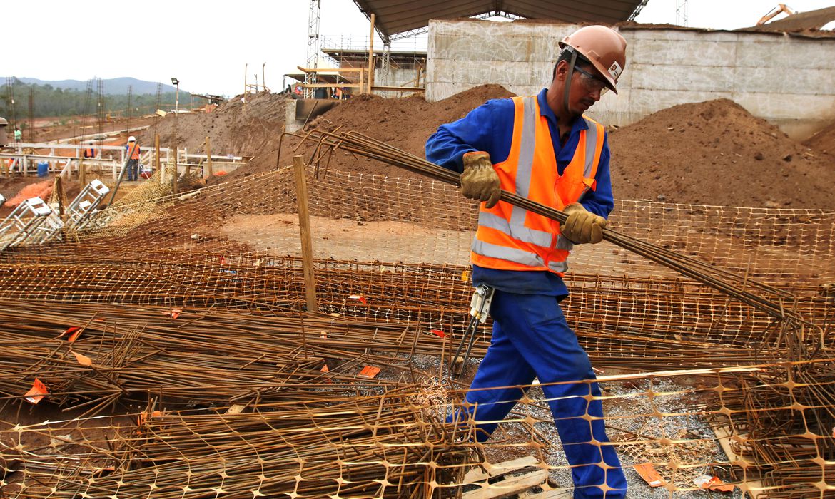Construção civil - empregos - trabalhadores