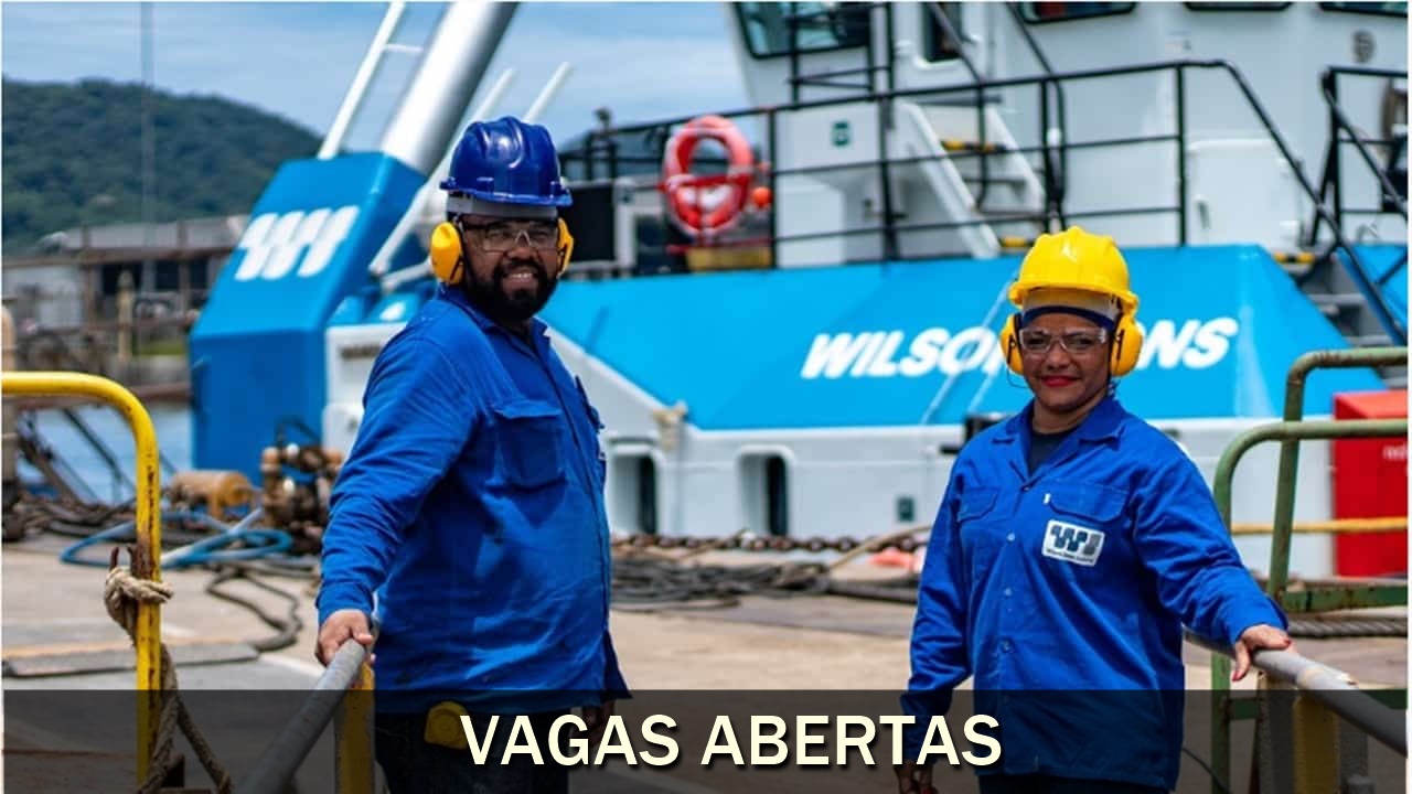 Vagas de emprego, offshore, Wilson Sons