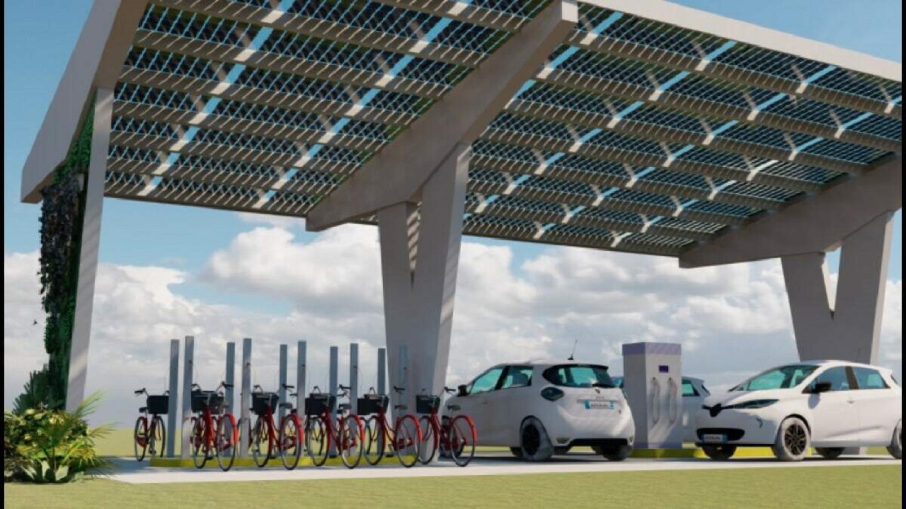 UFMS - electric stations - electric cars - solar energy - university