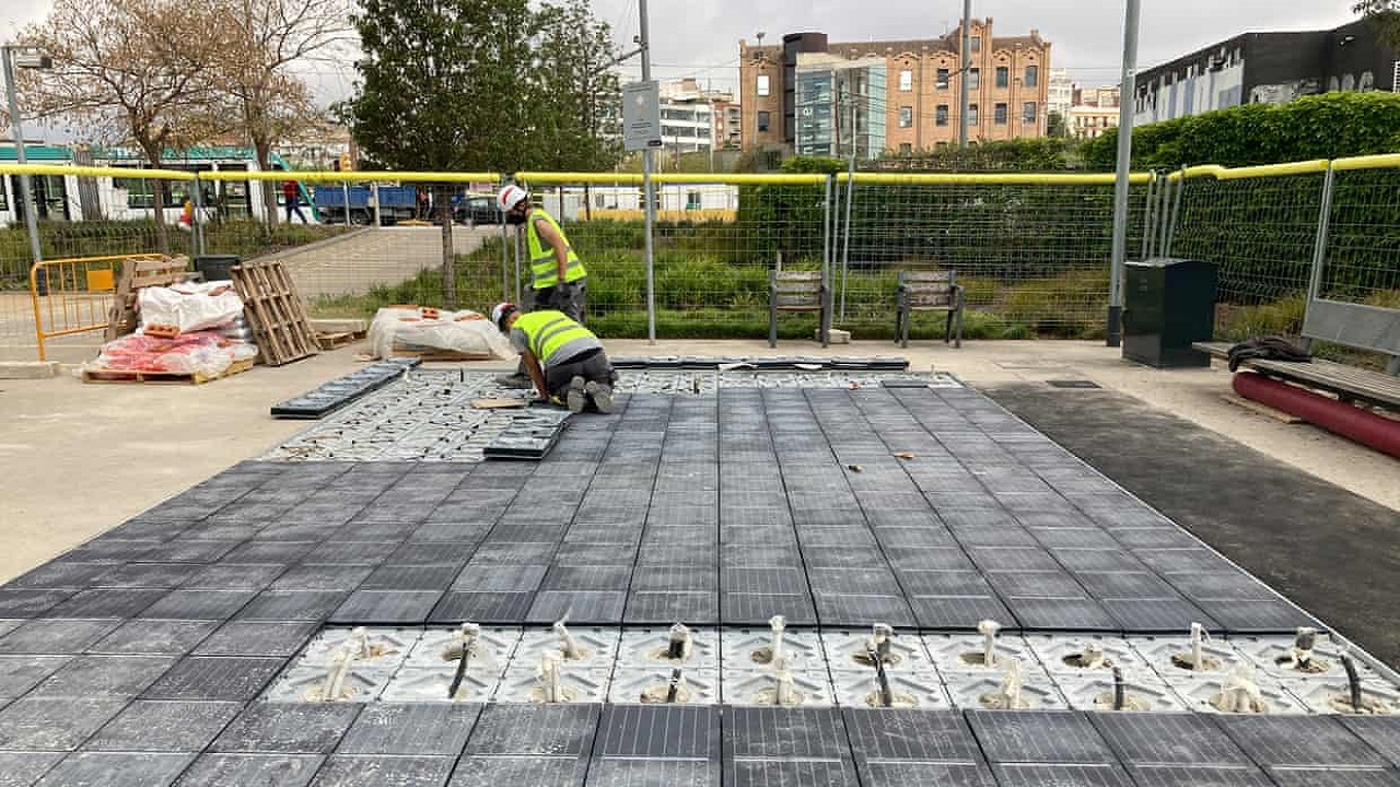 Engineers - sustainable flooring - pavement - solar energy - solar panels - plastic