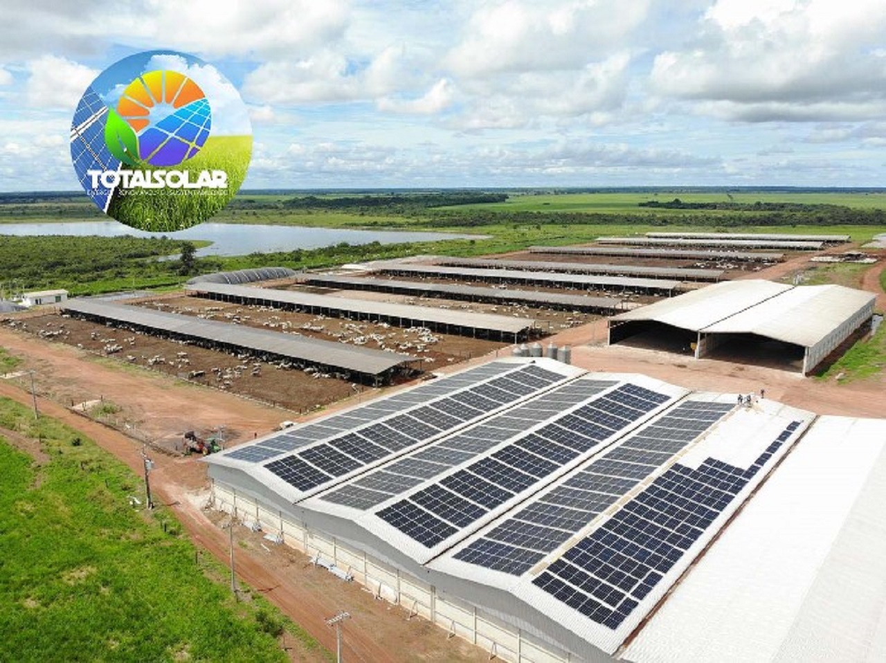 energia solar - usina solar - usina de telhas solares - obras - energia solar fotovoltaica
