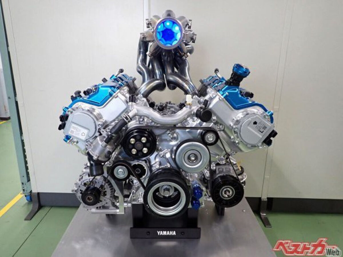 Yamaha - hydrogen engine - V8 - automotive industry - LExus