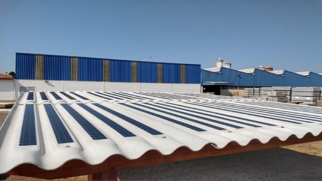 Inmetro- telhas solares - telha fotovoltaica - fibrocimento - Eternit -