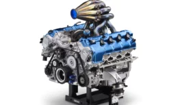 motor-de-oito-cilindros-em-V - Yamaha - Toyota - carros a hidrogênio - motor a hidrogênio