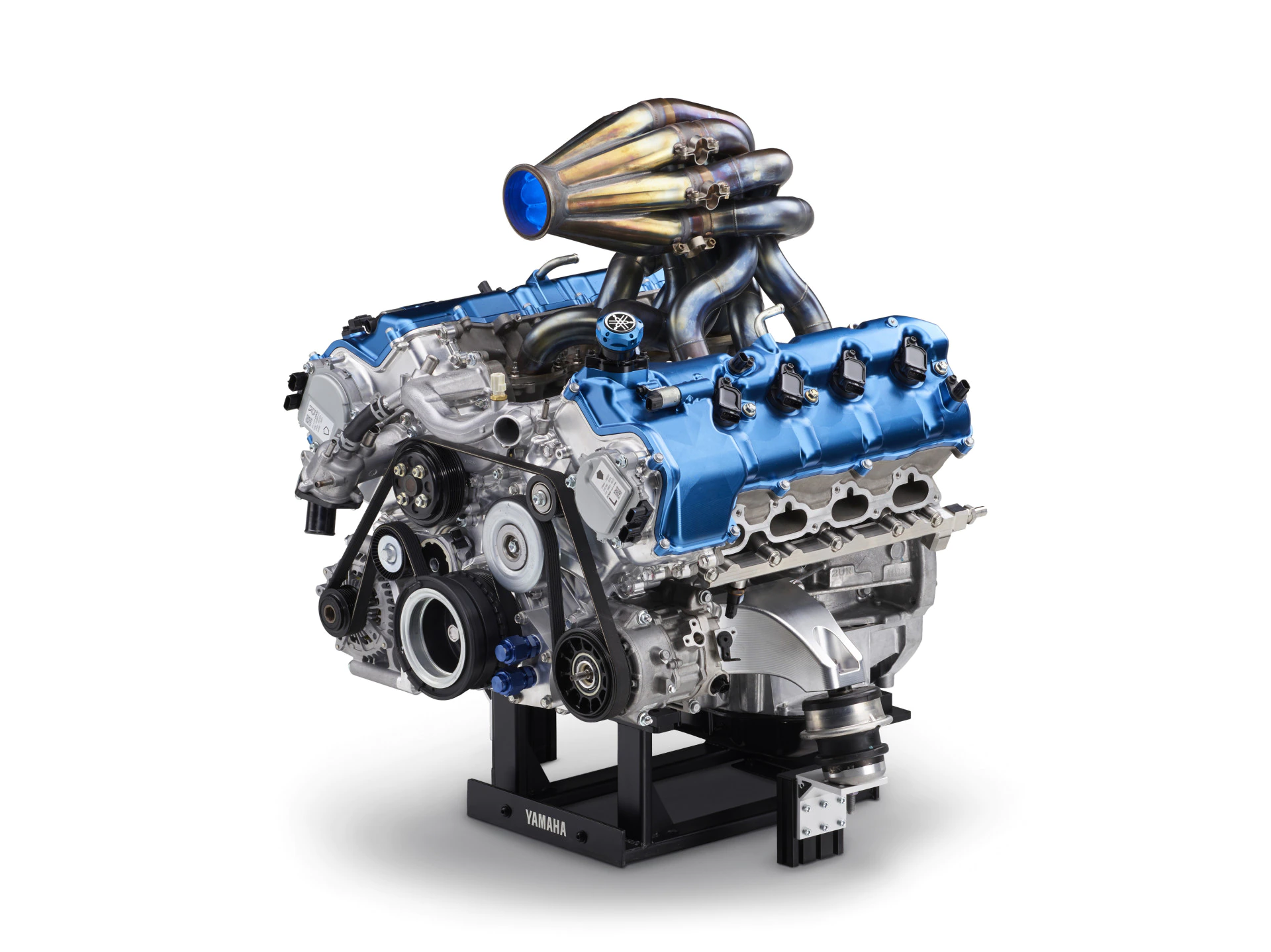 eight-cylinder V-engine - Yamaha - Toyota - hydrogen cars - hydrogen engine