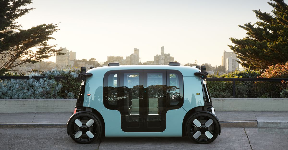 Autonomous electric car - Zoox - Amazon - taxi drivers - robotáxi