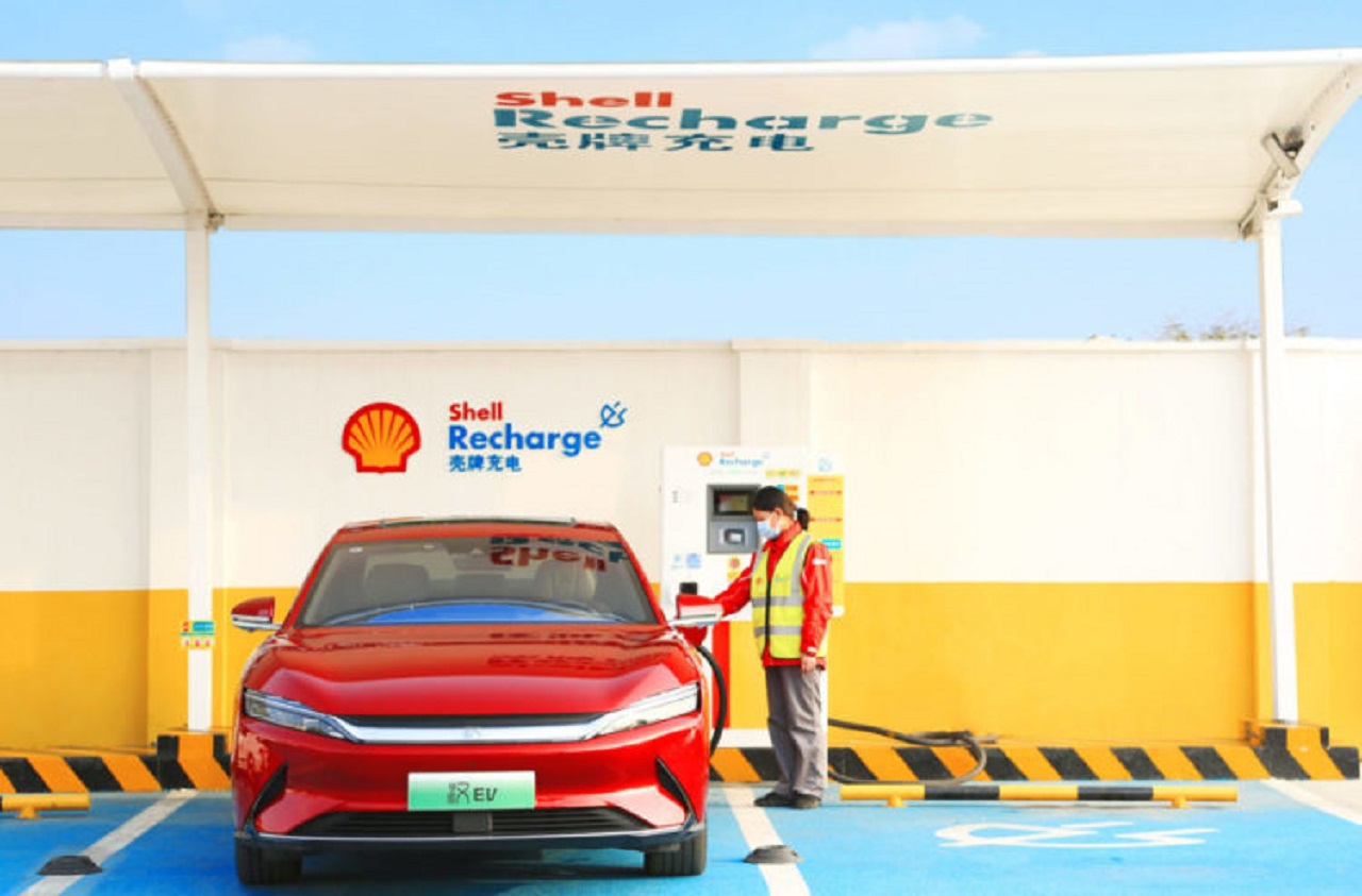 BYD - Shell - electric cars - charging stations