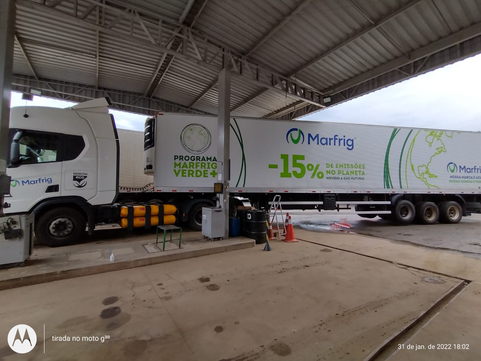 Marfrig natural gas trailer
