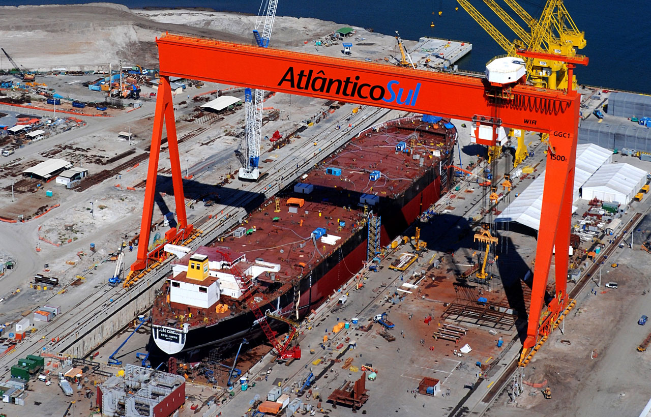 Estaleiro-Atlântico-South--Porto-de-Suape - jobs - Pernambuco - Naval construction - Naval repairs
