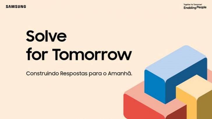9º edição do Solve For Tomorrow no Brasil está com inscrições abertas pela Samsung - Fonte: Canvas