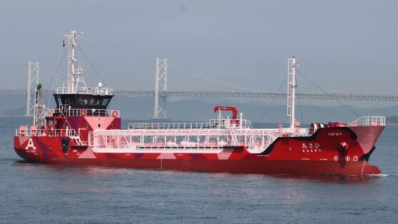 ship - tanker - oil tanker - electric powered ship - Asahi