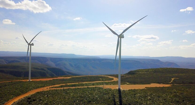 parque eólico enel green power en tacaratu generando energía eólica para el mercado libre
