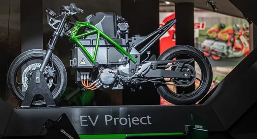 Kawasaki-Elektrode - Kawasaki - motocicletas eléctricas - motocicleta eléctrica