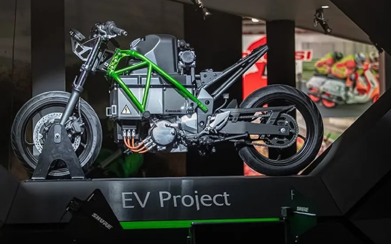 Kawasaki-Elektrode - Kawasaki - motos elétricas - moto elétrica