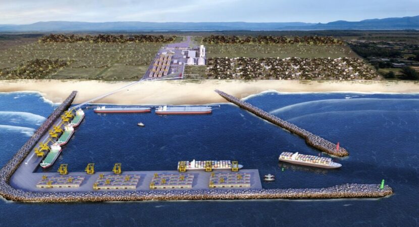 O início da chegada dos primeiros navios no Porto Meridional para operações de movimentação de cargas deve acontecer por volta do ano de 2024, segundo as projeções da DTA Engenharia, que comanda o projeto do complexo de Arroio do Sal.
