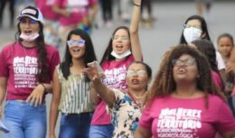 Mulheres Protesto usinas eólicas Nordeste do Brasil