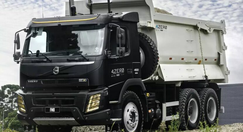 Volvo Andrade Gutierrez caminhão invenção controle remoto mineração construção civil