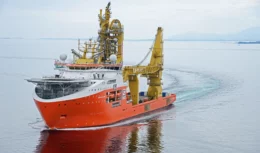 Embarcação da Soltad Offshore em contrato com a Ocyan
