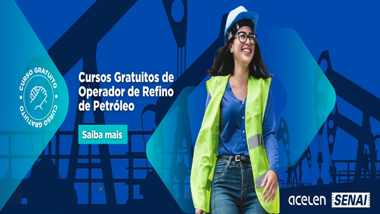 Acelen e Senai Bahia estão com inscrições abertas para o processo seletivo voltado para a capacitação profissional de Operadores de Refino de Petróleo