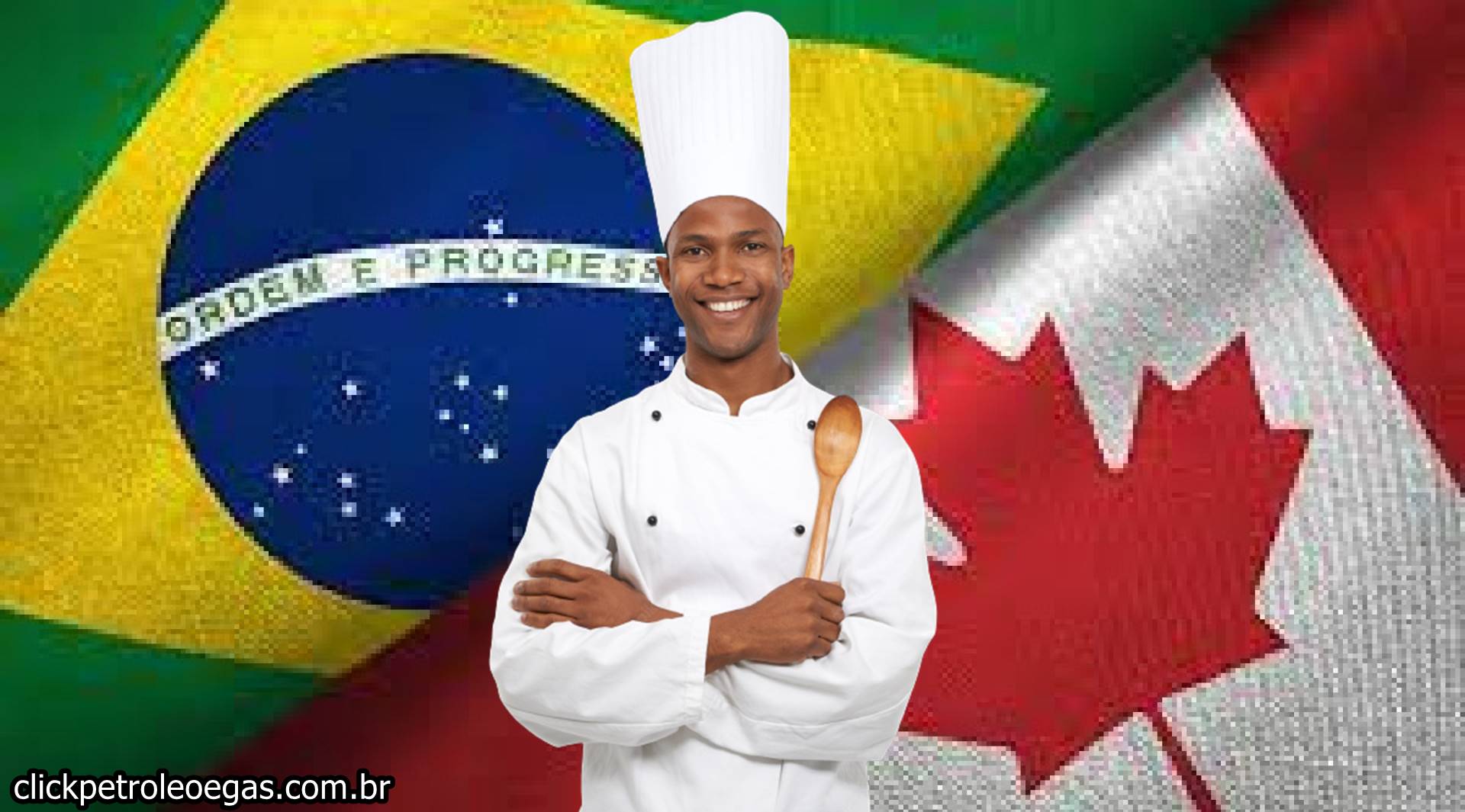 Cozinheiro brasileiro para vagas de emprego no Canadá ganhando em dólar