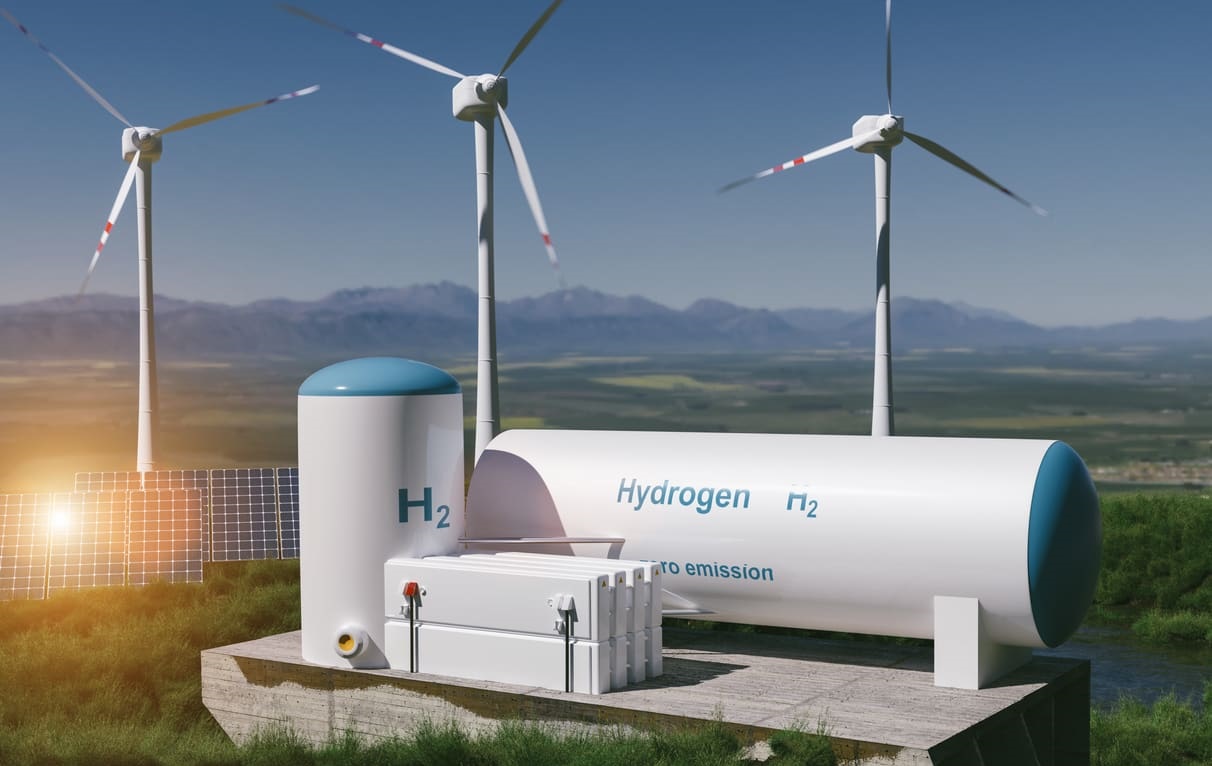 Hidrogênio verde produzido por fontes renovaveis