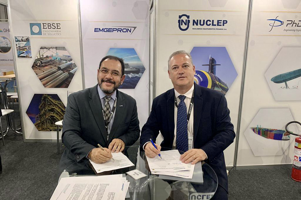 Visando contribuir para a indústria naval e o desenvolvimento de novos programas no Brasil, a Nuclep e a Emgepron assinaram um memorando de entendimento na NavalShore para contribuir com projetos da Marinha do Brasil.