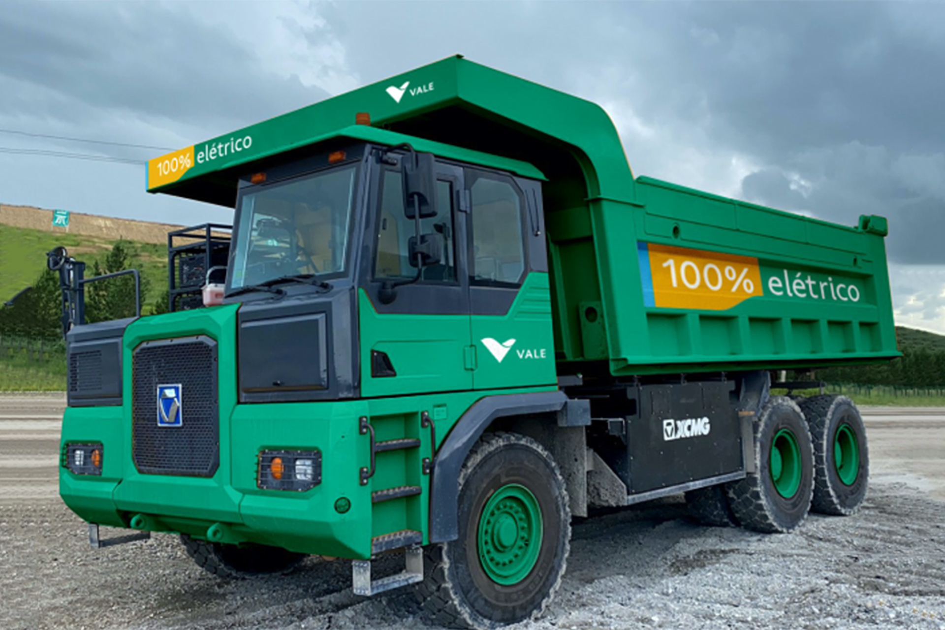 Autonomia impressionante VALE está testando os primeiros caminhões de carga elétricos do mundo para transporte de minério