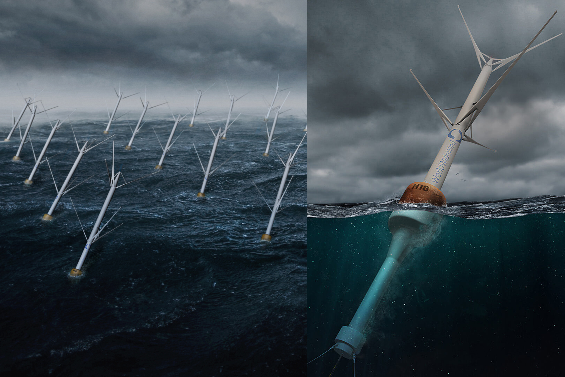 Empresa norueguesa desenvolve novo tipo de turbina eólica Offshore contra-rotativa que produz o dobro de energia com menos impacto ao meio ambiente