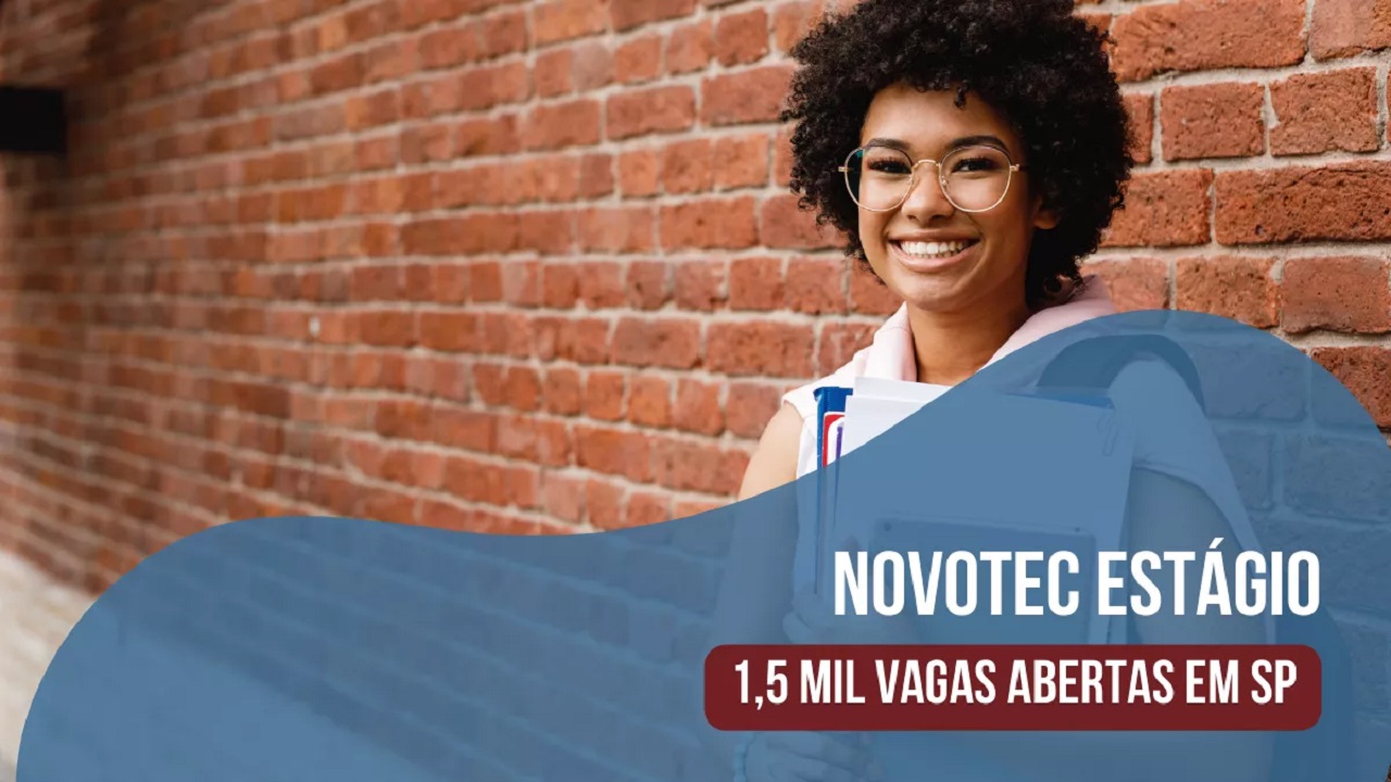 Novotec Estágio anuncia abertura de 1.500 vagas de estágio para estudantes do ensino médio