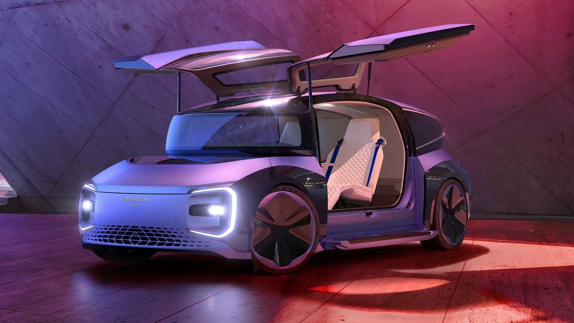 Volkswagen mostra como será o futuro dos carros elétricos sem motorista ao apresentar o modelo Gen.Travel