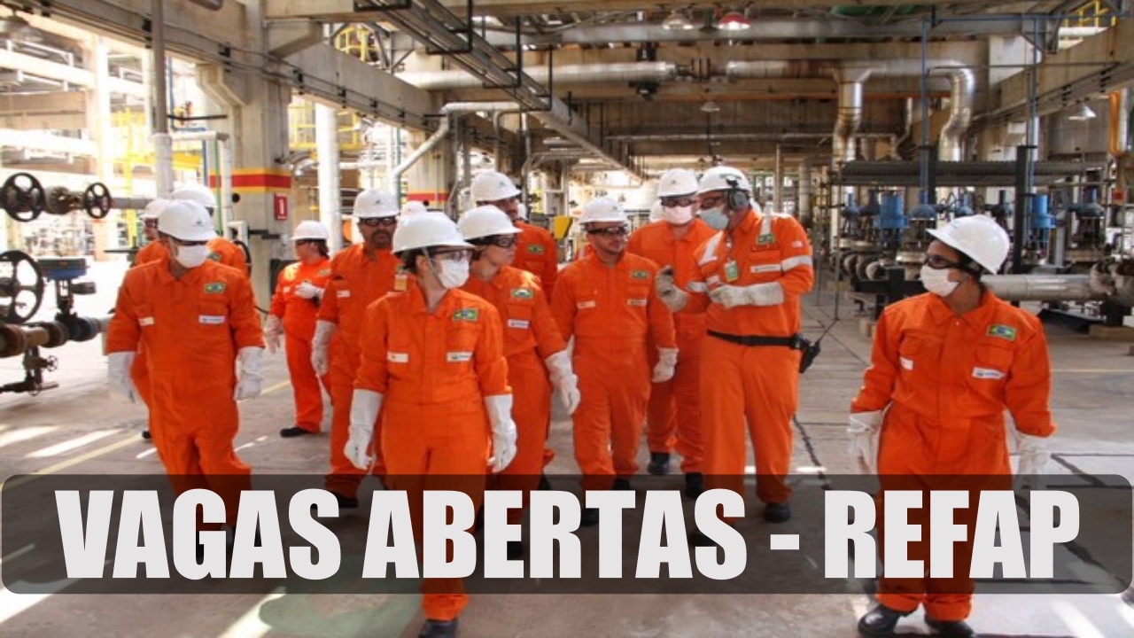 emprego - vagas - petrobras - são paulo - técnico - refinaria - rio