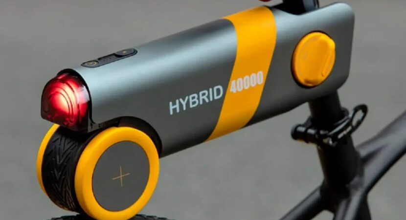 kit de conversão que transforma qualquer bicicleta em elétrica