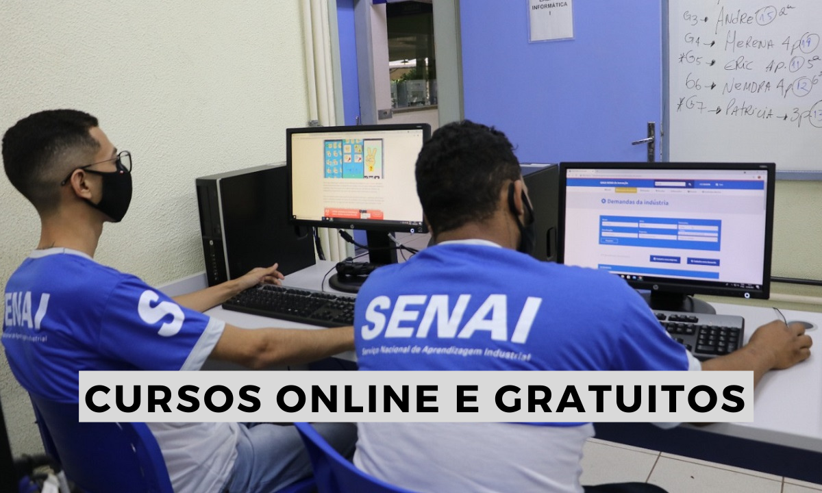 Cursos grátis, SENAI, cursos