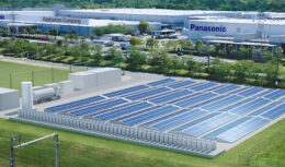 Panasonic exibe, com orgulho, sua fábrica alimentada 100% de energia renovável (solar e hidrogênio), produção é a única da categoria no mundo