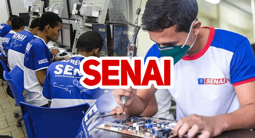 SENAI abre 78 vagas em cursos gratuitos com bolsas de R$ 1.400 por mês e certificado de conclusão