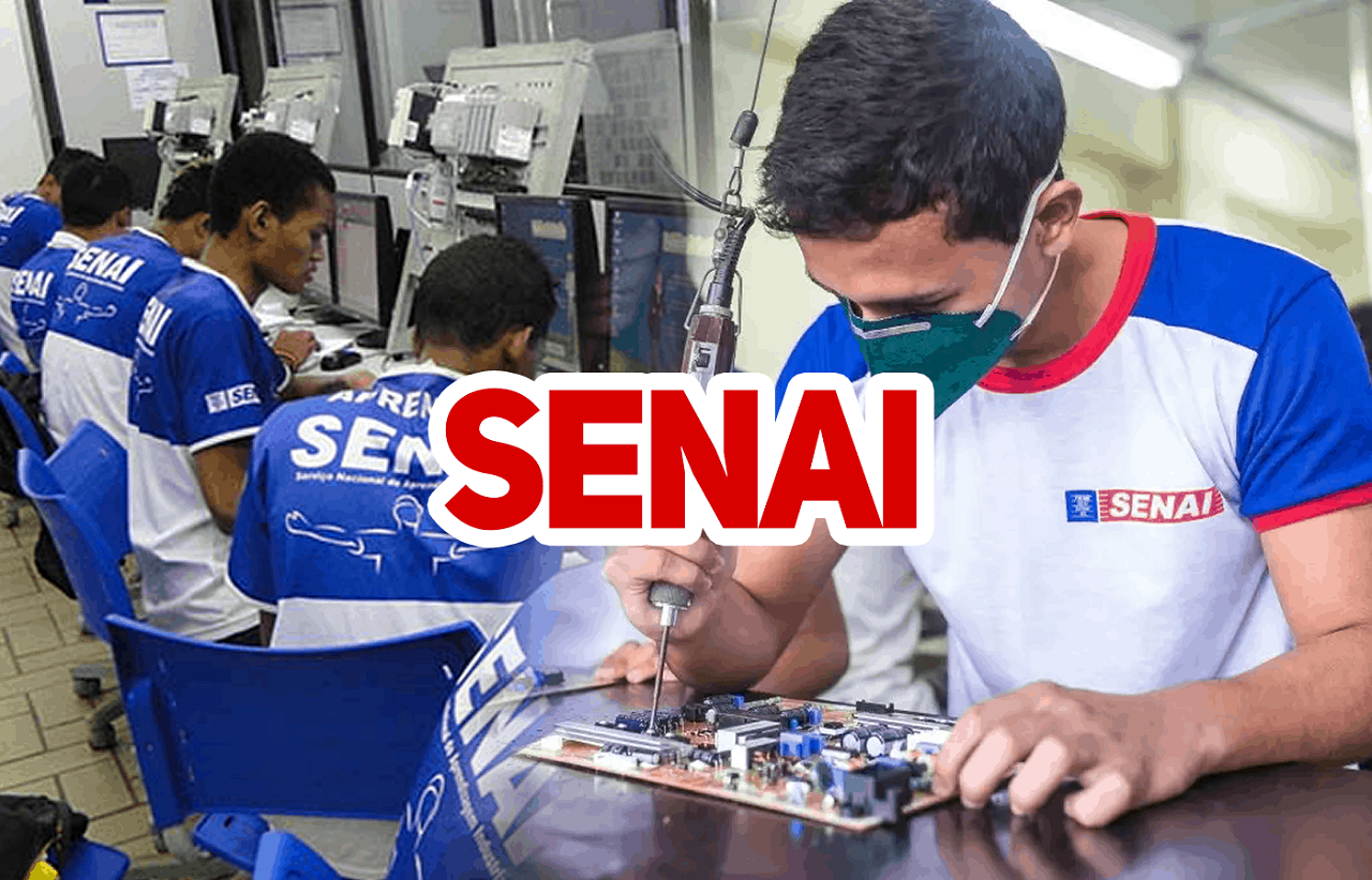 SENAI abre mais de 5 mil vagas em cursos gratuitos online e pagos nas áreas de Segurança do Trabalho, Mecânica, Automação, Metalurgia e milhares de outras opções