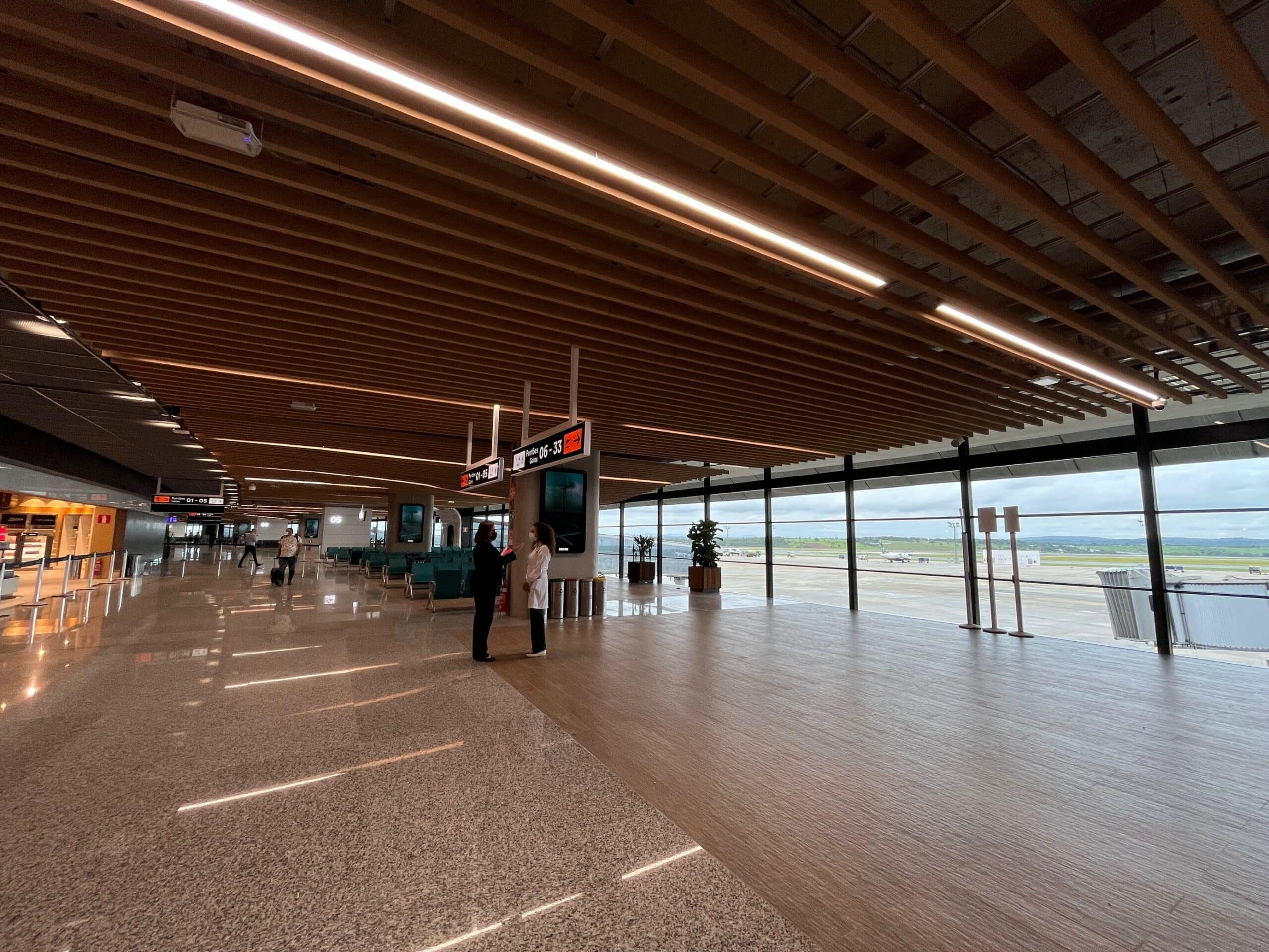 O Terminal de Passageiros 1 do Aeroporto de BH teve sua primeira fase de restauração e já está concluído