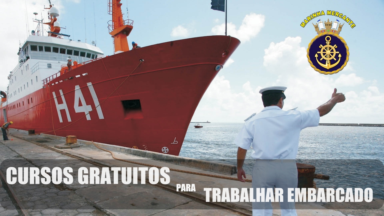 marinha - cursos gratuitos - vagas - PREPOM 2023 - trabalhar embarcado - vagas offshore