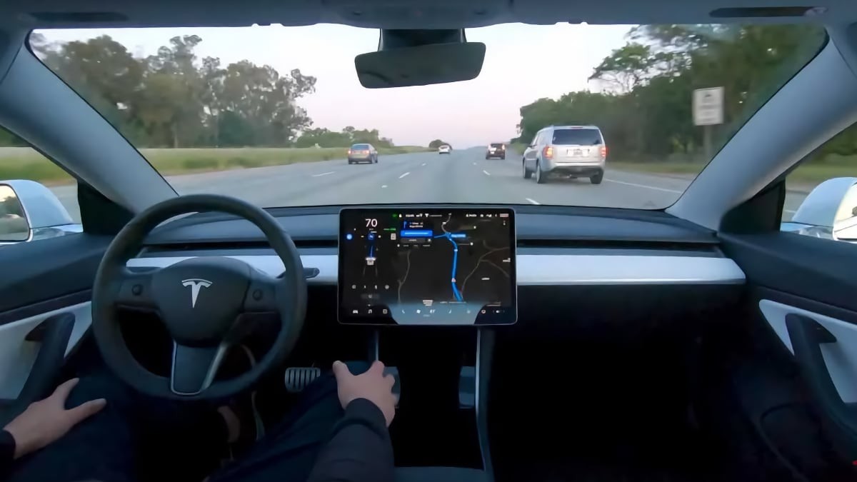 Condução totalmente autônoma da Tesla