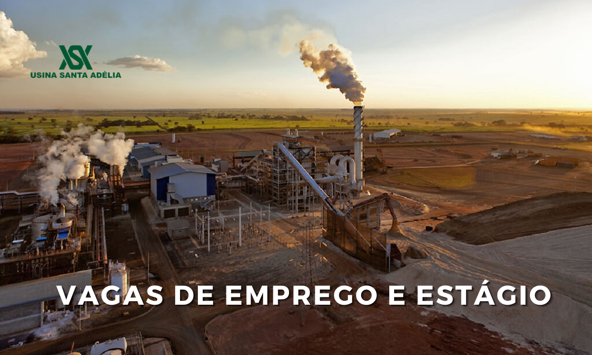 Usina, vagas de emprego, estágio