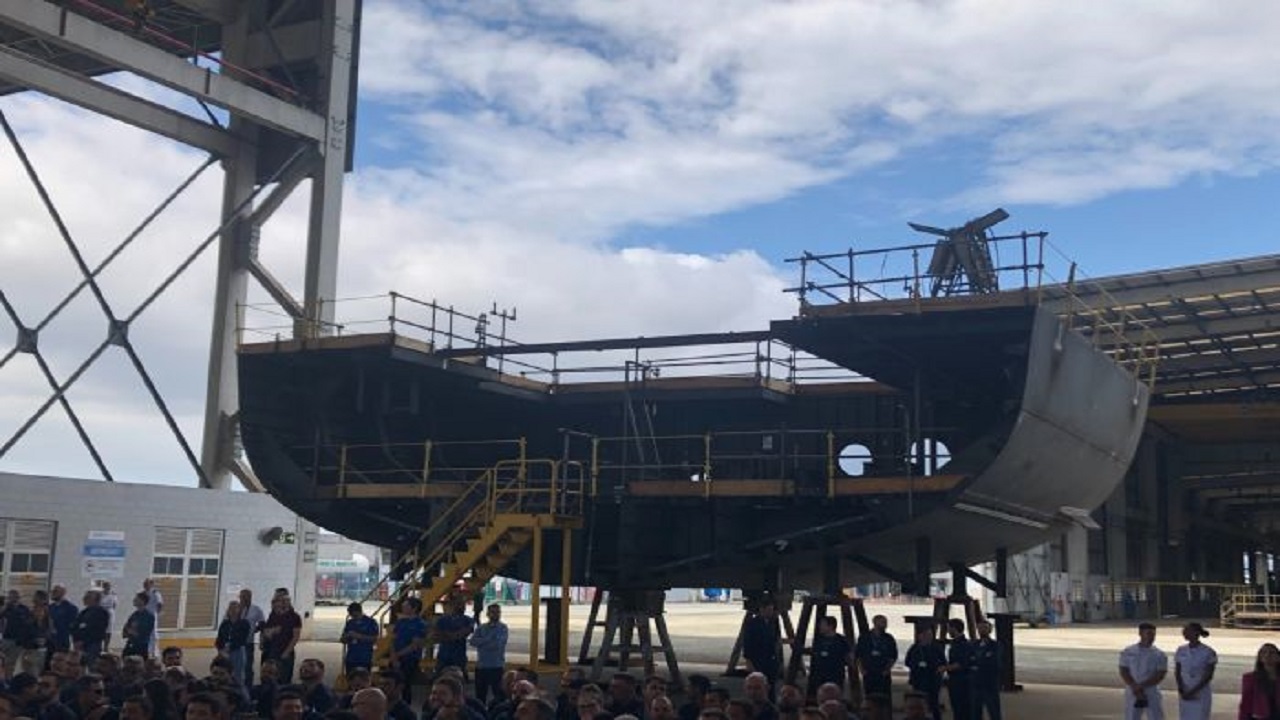 Construção da primeira fragata da Marinha do Brasil marca nova fase e deve gerar mais de 2 mil empregos na construção naval