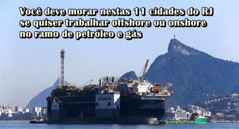 Plataformas de petróleo FPSO rebocado na Baía de Guanabara RJ