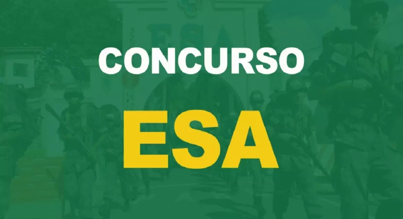 Concurso ESA - edital recém-divulgado oferece 1.095 vagas candidatos de nível médio com salários de até R$ 5 mil por mês 