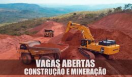 emprego - mineração - construção - currículo - carteira de trabalho - vagas - PCD