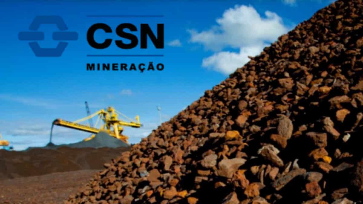 Mina de carvão e ferro da CSN mineração