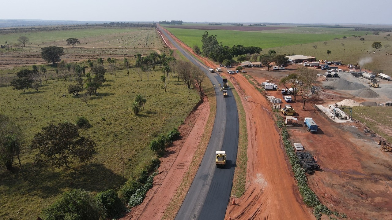 malha rodoviária de Mato Grosso do Sul