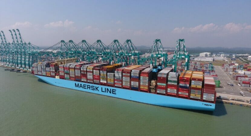 Maersk, navio, combustível