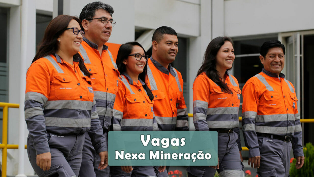 Nexa Mineração abre processo de seleção com 54 vagas disponíveis no Brasil para pessoas com e sem experiência