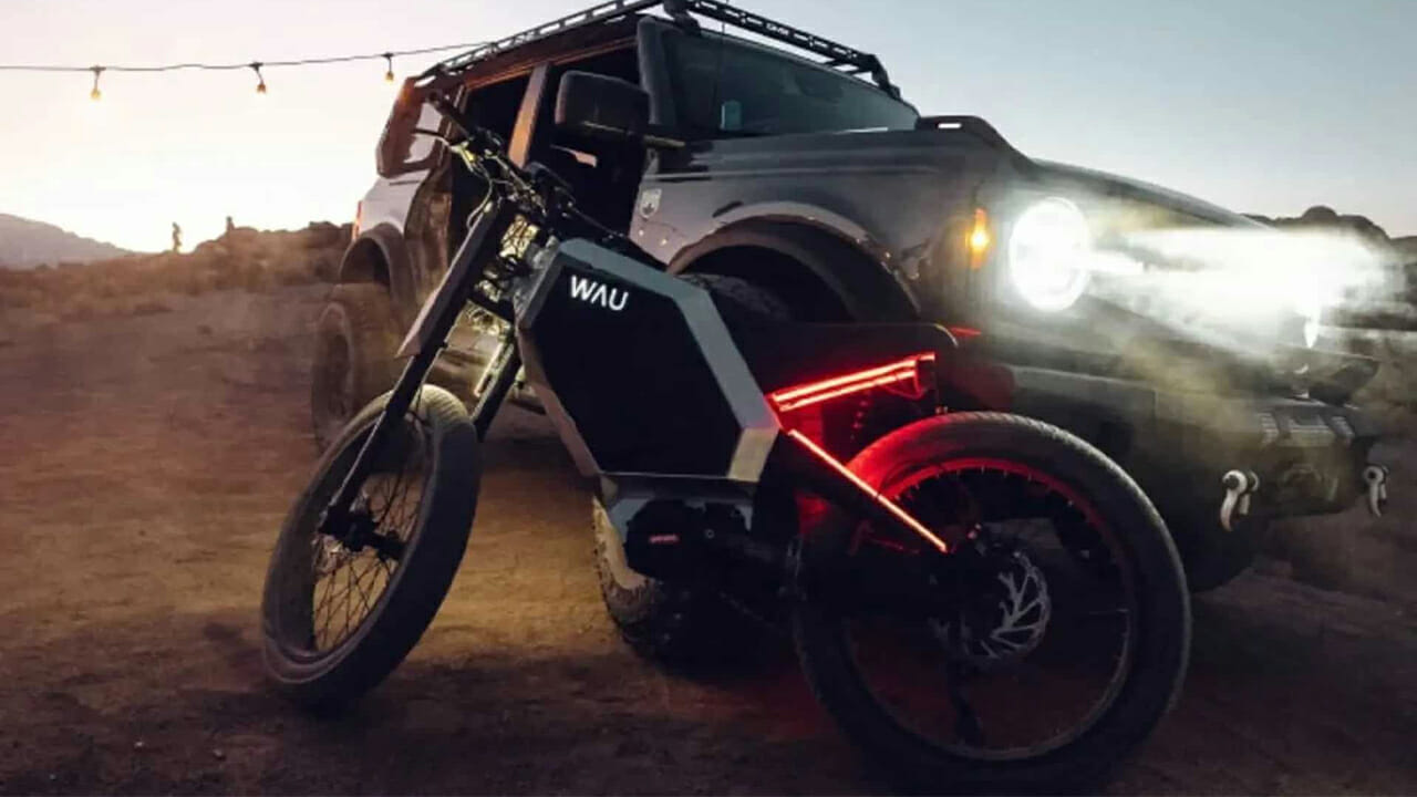 bicicleta elétrica parruda com design futurista tem 320 km de autonomia e bateria da Samsung