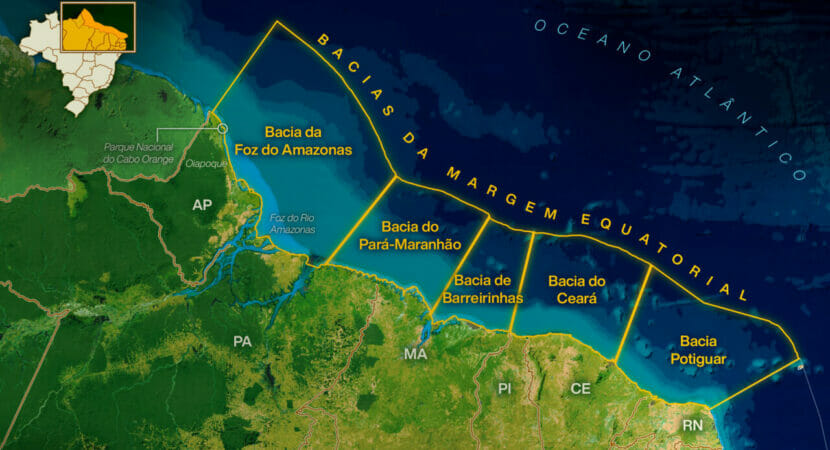 Apesar dos investimentos bilionários em petróleo e gás, a exploração na Margem Equatorial enfrenta desafios para obter licenças ambientais.